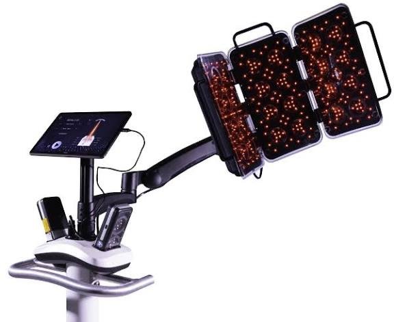 Appareil de photobiomodulation multilaser utilisé pour le cuir chevelu