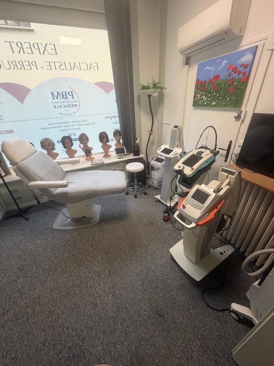 Espace équipé du centre, où se fait l'essayage et l'ajustement